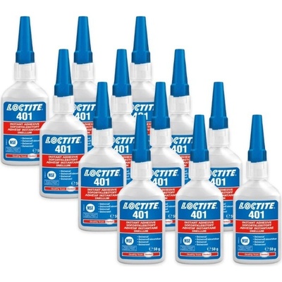 Loctite 401 sekundové lepidlo 50 g 12 ks