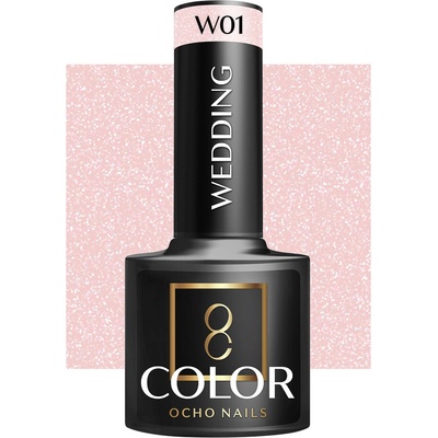 OCHO NAILS Hybridný lak na nechty svadobný W01 -5 g