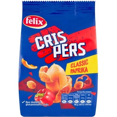 Felix Arašidy vyprážané v škrupine Crispers paprikové 125 g