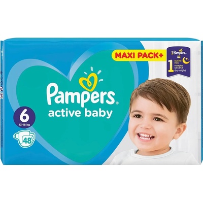 Pampers Бебешки пелени Pampers - Active Baby 6, 48 броя (1007000112)