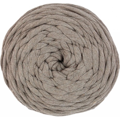 Vlna-hep Příze Twist 5mm - bavlna - macrame Twist: 8224 Hnědo-šedá