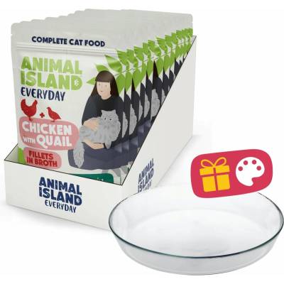 Animal Island Everyday Chicken with quail in broth Box 12 x 85 g