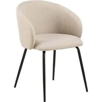 Actona Кремави тапицирани трапезни столове в комплект 2 бр. Eleanor - Actona (0000108004)