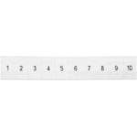 Phoenix Marker for rail fittings, description ZB 6 numbered from 1-10 color white /10pcs. /