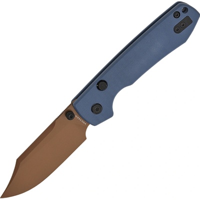 Vosteed Raccoon(TLL&Bowie Blade) 14C28N Copper Dune Dark Blue G10 A2909