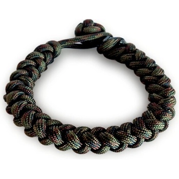 Image 1 of WARAGOD Паракорд гривна с регулируема закопчалка Ectar, камуфлажно зелена (WAR0073015)