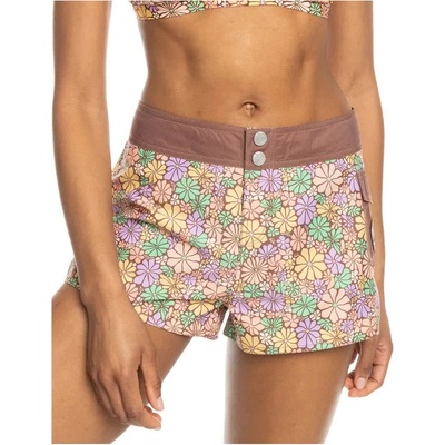 Бански гащета Roxy New Fashion 2 swimming shorts - Multicolor (Root Beer All About Sol Mini)