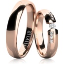 Luxur Snubní prsteny Colin L 4 H 1