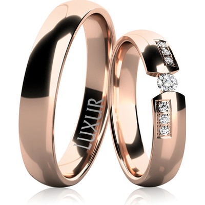 Luxur Snubní prsteny Colin L 4 H 1