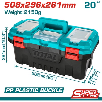 TOTAL Куфар за инструменти TOTAL, 508 x 296 x 261 мм (TL TPBX0201)
