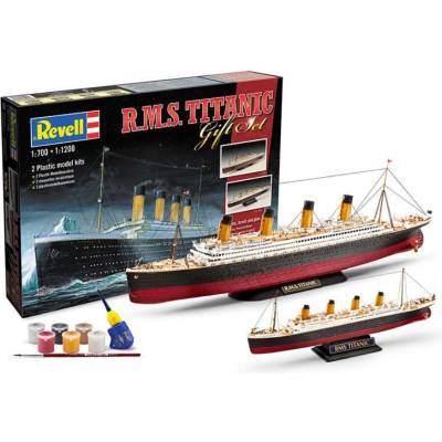 Revell model Gift-Set 05727 'Titanic'+1:700 1:1200