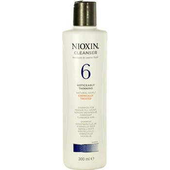 Nioxin System 6 čistiaci šampón pre chemicky ošterené vlasy 1000 ml