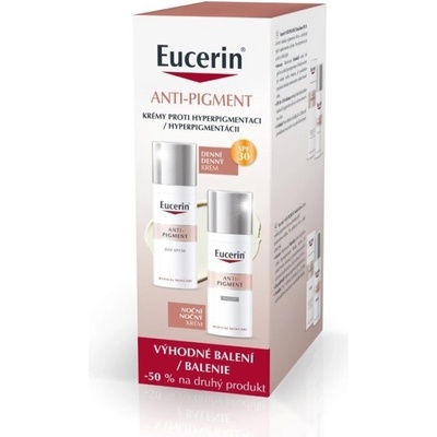 Eucerin AntiPigment denní krém 50 ml + noční krém 50 ml dárková sada – Zbozi.Blesk.cz