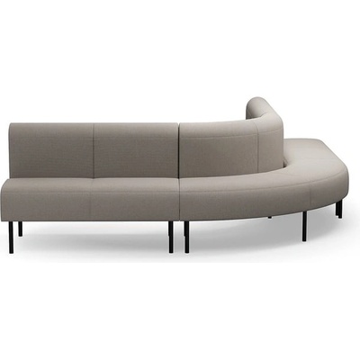 Rohová sedačka VARIETY, 90°, vnější, potahová látka Blues CSII, taupe – Zboží Mobilmania