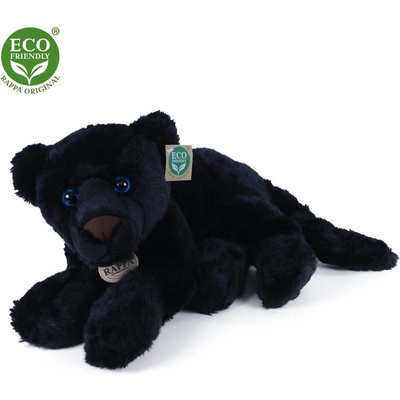 Eco-Friendly Rappa černý panter ležící 40 cm