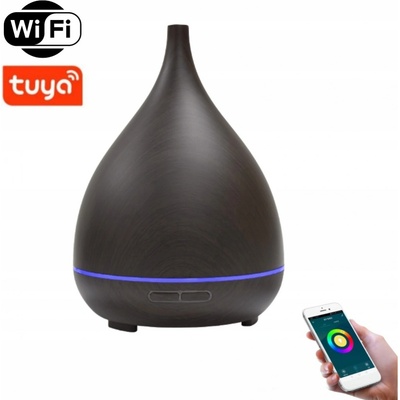 Bot Smart aroma difuzér B5 biela a svetlo hnedé drevo 400 ml