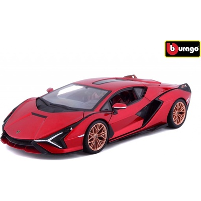 Bburago Plus Lamorghini Sian FKP37 černá BB21099R 1:24