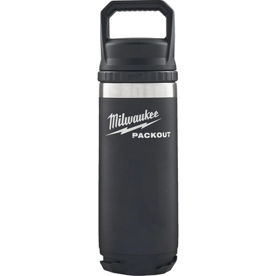 Milwaukee Packout láhev s víčkem 532 ml černá