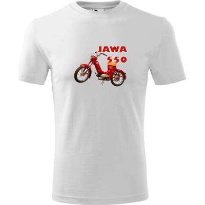 Tričko Jawa 550 biela