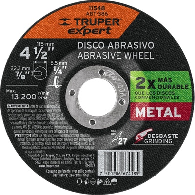 Truper eXpert Brúsny kotúč ABT-386 115 mm 11548