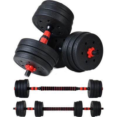 FunFit Sada činek Nakládací činky 2 x10 kg 20 kg 3869