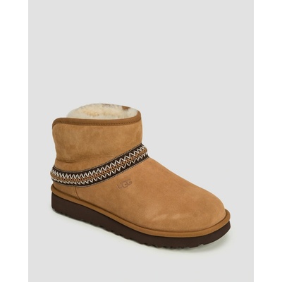 Ugg kozačky Classic Ultra Mini Crescent Boots Chestnut hnědé – Zbozi.Blesk.cz