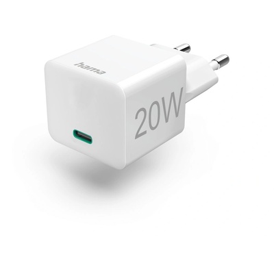 Hama 00125128 зарядно за мобилни устройства Смартфон, Таблет Бяла Променлив ток (AC) Бързо зареждане На закрито (00125128)