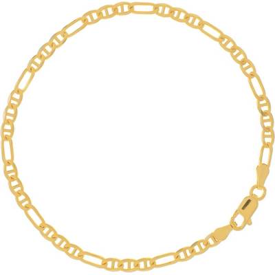 Argento Pozlátený strieborný náramok šírka 3 mm I5358