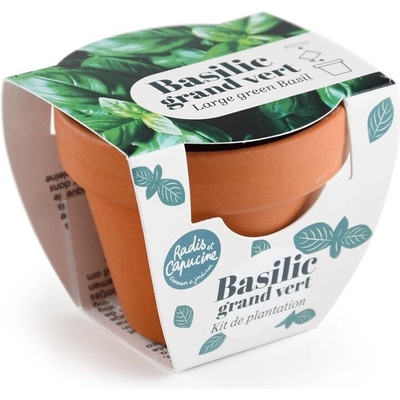 Radis et Capucine Мини теракотена саксия - Босилек (pf143118)