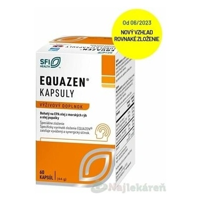Equazen Omega 3 + Omega 6 60 kapslí