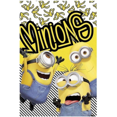 Dadka fleece deka Mimoni 2 Banana! 150x100