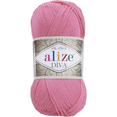 Alize příze Diva 178 fréziově růžová