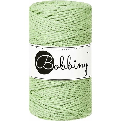 Bobbiny 3PLY Macramé Rope 3 mm 100 m Unicolor Matcha Šňůra