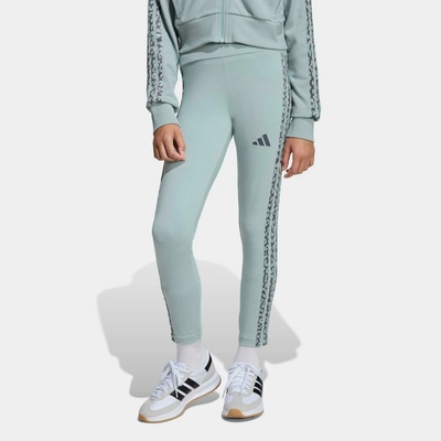 adidas dievčenské legíny bavlnené zelené