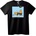 NOONEBRAND Тениска Бъди Дружелюбен - 7XL, Black