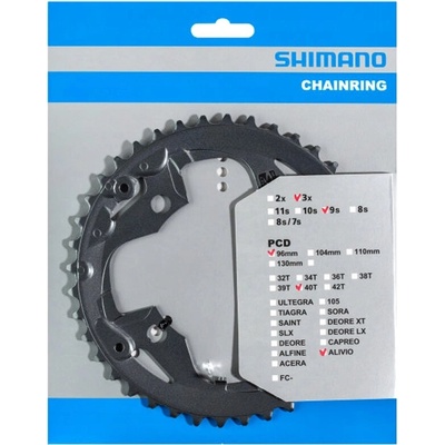 Převodník Shimano Alivio FC-M4000 40 zubů – Hledejceny.cz