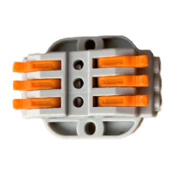 ELMARK КЛЕМА 3 ВХОДА/3 ИЗХОДА 4mm2 (31027)