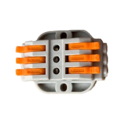 ELMARK КЛЕМА 3 ВХОДА/3 ИЗХОДА 4mm2 (31027)