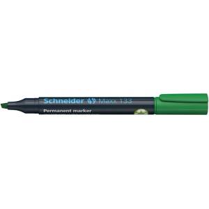 Schneider Алкохолен маркер, 1-4 мм, изрязан, SCHNEIDER "Maxx 133", зелен 113304 (113304)