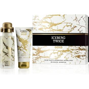 Iceberg Twice Gold Подаръчен комплект EDT 125 ml + душ гел 100 ml