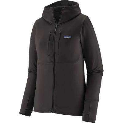 Patagonia Дамско поларено яке Patagonia Women's R1 Thermal Full-Zip Hoody Fleece jacket - Black (105-5413-0114)