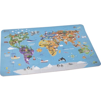 Image 1 of Classic World Пъзел Classic World от 48 части - Карта на света (CW40017)