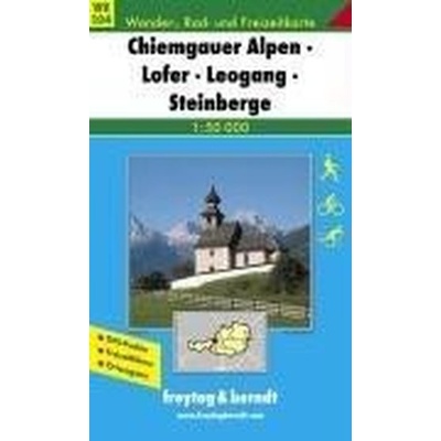 Turistická mapa F&B 104: Chiemgauer Alpen-Lofer-Leogang