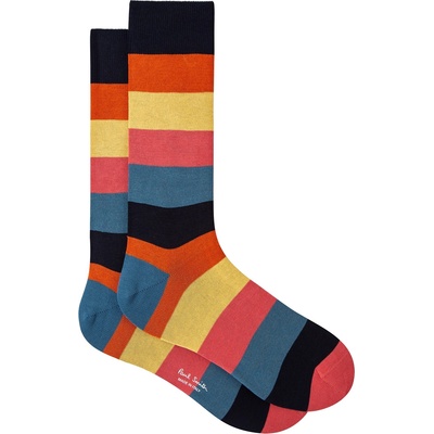 Paul Smith Чорапи Paul Smith Men's Bright Stripe Crew Socks - Multicolour 96