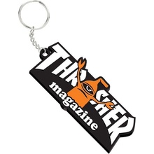 Prívesok na kľúče THRASHER (TOY MACHINE) KEYCHAIN Black