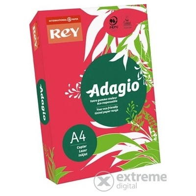Farebný papier REY Adagio A4 80 g červená
