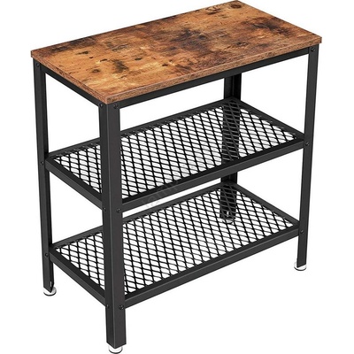 Euziel Странична масичка eldur кафява/черна (ez0276)