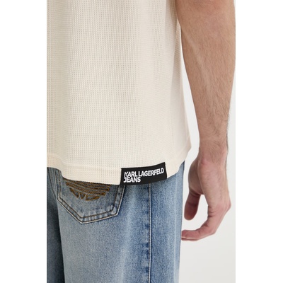 Karl Lagerfeld Jeans Памучна тениска Karl Lagerfeld Jeans (A1M17049)