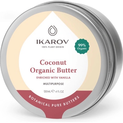 Ikarov Bio Kokosové maslo s vanilkou 120 ml
