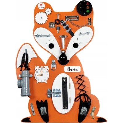 Foxy Family Activity board oranžová líška